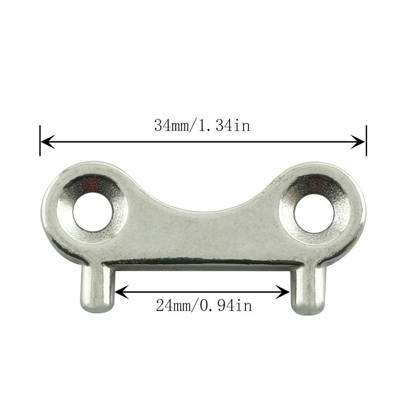 JCBIZ 2pcs Deck Fill Plate Key, 316 Stainless Steel Marine Boat Yacht Gas Water Fuel Tank Deck Fill Filler Spare Key Replacement Plate Tool - Image 5
